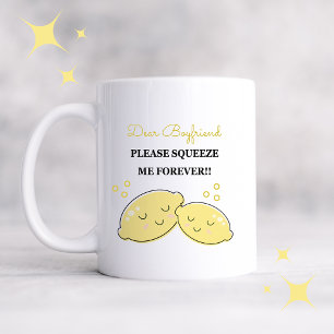 Personlig Funny Lemon Kaffemugg