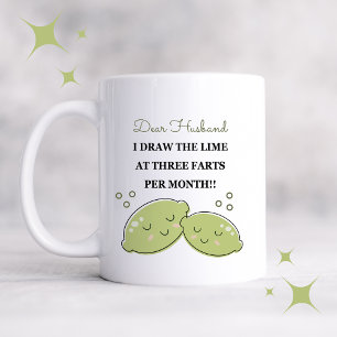 Personlig Funny Lime Mugg