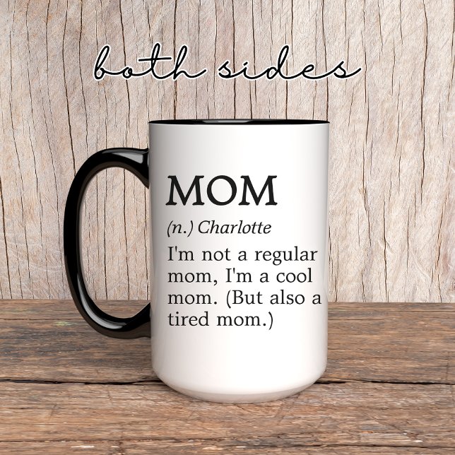 Personlig Funny Mamma Mugg | Mor-dagskorgar (funny mom mug, cool mom coffee mug, tired mom gift, mother’s day mug, personalized mom gift,)