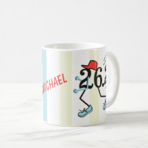 PERSONLIG Funny Marathon 26.2 © Gift for Springer