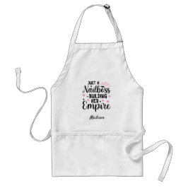 Personlig Funny Nagel Chef Nail Salon Apron Förkläde
