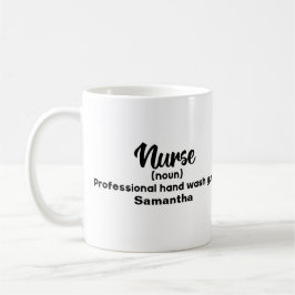 Personlig Funny Nurse-definition Kaffemugg