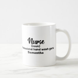 Personlig Funny Nurse-definition Kaffemugg