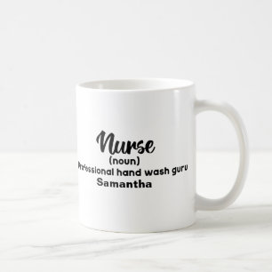 Personlig Funny Nurse-definition Kaffemugg