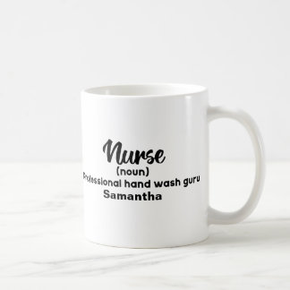 Personlig Funny Nurse-definition Kaffemugg