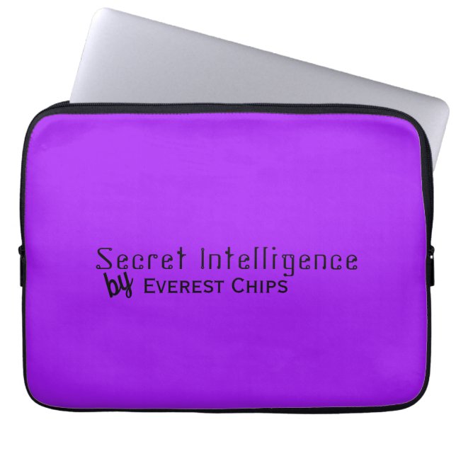 Personlig funny på Bright Violet Laptop Fodral (Framsidan)