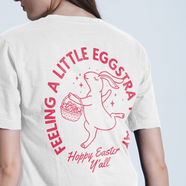 Personlig Funny Påskhare Shirt med Namn T (Personalized Funny Easter Bunny Shirt with Name)