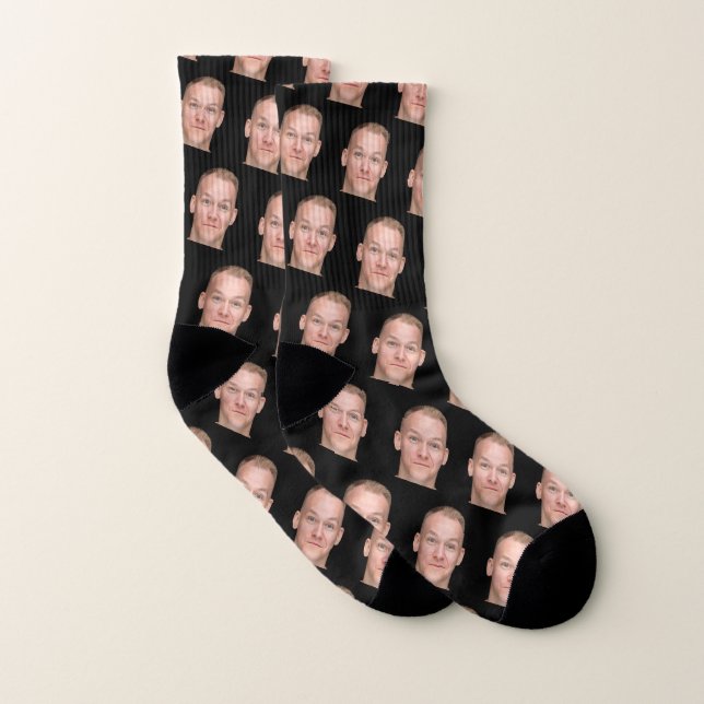 Personlig Funny Photo Ansikte Socks Strumpor (Par)