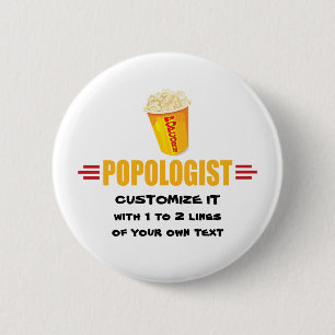 Personlig Funny Popcorn Knapp