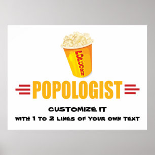Personlig Funny Popcorn Poster
