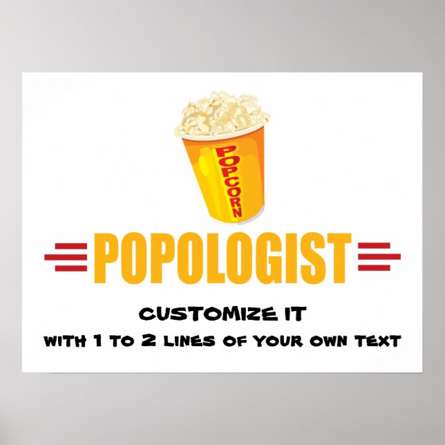 Personlig Funny Popcorn Poster (Framsidan)