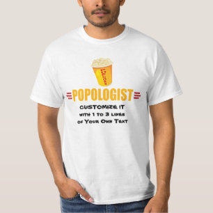 Personlig Funny Popcorn Tee Shirt