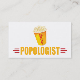 Personlig Funny Popcorn Visitkort