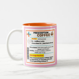 Personlig Funny Prescription Coffee Mugg
