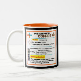 Personlig Funny Prescription Coffee Mugg