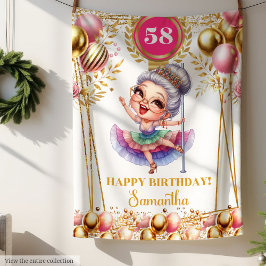 Personlig Funny Quote Blanket for Grandma Fleecefilt