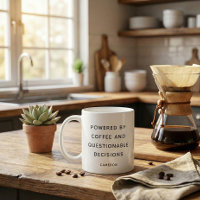 Personlig Funny Quote Coffee Älskare Sarcastic