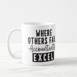 Personlig Funny Santa's Favorite Accountant Kaffemugg