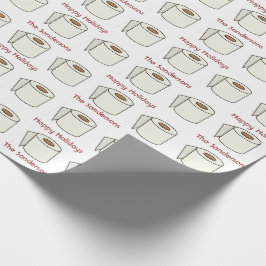 Personlig Funny Toilet Papprare Glad helg Presentpapper