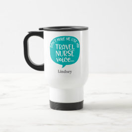 Personlig Funny Travel Nurse Resemugg