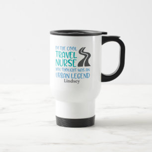 Personlig Funny Travel Nurse Resemugg