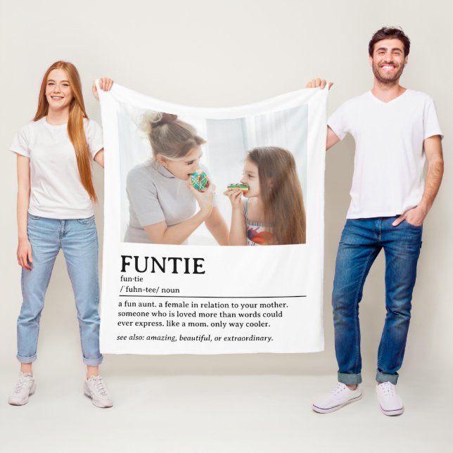 Personlig Funtie Definition Quote Fleecefilt (På plats)