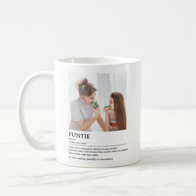 Personlig Funtie Definition Quote Kaffemugg (Vänster)