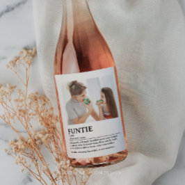 Personlig Funtie Definition Quote Vinflaska Etikett