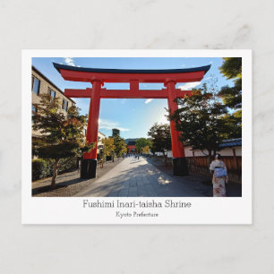 Personlig, Fushimi Inari-taisha-helgedomen, Japan Vykort
