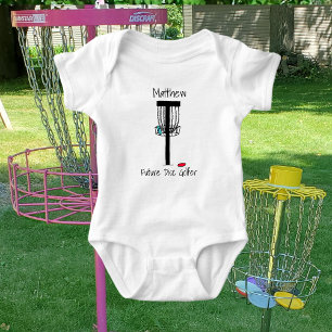Personlig Future Disk Golfer Baby Baby Bodysui T Shirt