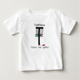 Personlig Future Disk Golfer Baby Baby T Shirt