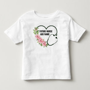 Personlig Future Nurse Namn T Shirt