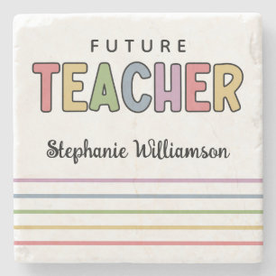 Personlig Future Teacher Colorful Cute Stenunderlägg