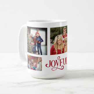 Personlig fyra fotofamilj Namn Kaffemugg