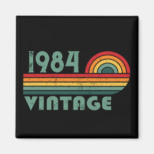 Personlig fyrtio vintagar 40-årsdagen party magnet