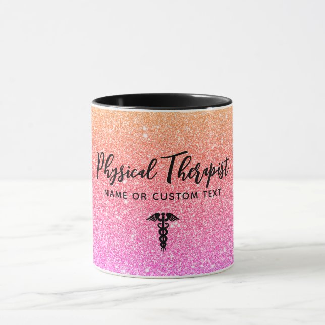 Personlig Fysisk terapibehandling Regnbågsmedicin Mugg (Center)