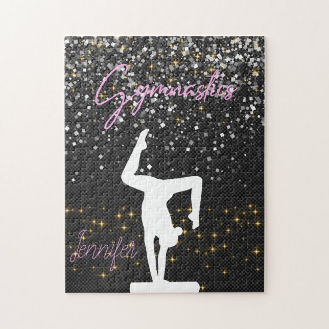 Personlig Galaxy Gymnastics Pussel (Vertikal)
