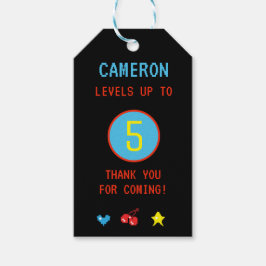 Personlig Gamer 5:e födelsedag Tack Presentetikett
