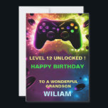 Personlig Gamer Birthday Card Meddelande<br><div class="desc">Personlig Gamer Birthday Card - Boy Gamer Birthday Card for son - Girl Gamer Birthday Card for Dotter - Video Gamer-barnbarn Detta är mycket enkelt att redigera. Gör det personligt eller kontrollera mina andra utformningar för samma tillfälle. Flickr-gamerfödelsedag, födelsedagskort, pojkgamerfödelsedag, sonfödelsedagskort, barnfödelsedagskort, barnfödelsedagskalender, xbox, PlayStation, Nintendo, tonåring, hälsningskort, videospel, födelsedagskort,...</div>
