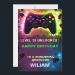 Personlig Gamer Birthday Card Meddelande<br><div class="desc">Personlig Gamer Birthday Card - Boy Gamer Birthday Card for son - Girl Gamer Birthday Card for Dotter - Video Gamer-barnbarn Detta är mycket enkelt att redigera. Gör det personligt eller kontrollera mina andra utformningar för samma tillfälle. Flickr-gamerfödelsedag, födelsedagskort, pojkgamerfödelsedag, sonfödelsedagskort, barnfödelsedagskort, barnfödelsedagskalender, xbox, PlayStation, Nintendo, tonåring, hälsningskort, videospel, födelsedagskort,...</div>