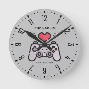 Personlig GAMING DEN Gamers Rund Klocka