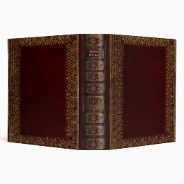 Personlig Gamla Bok 3-Ring-Binder