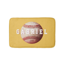 Personlig Gamla Weasted Baseball Badrumsmatta