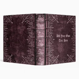 Personlig gammal 3-ringpärm för böcker