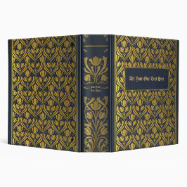 Personlig gammal 3-ringpärm för böcker