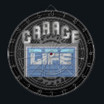 Personlig Garage Life Darttavla<br><div class="desc">En coola roligt fullt anpassade ritbord för garaget. Njut!</div>