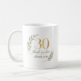 Personlig gåva - 30 saker vi älskar med dig kaffemugg