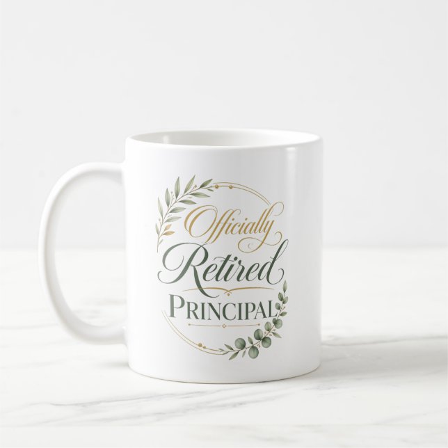Personlig gåva för ledarskapsavgång kaffemugg (Vänster)