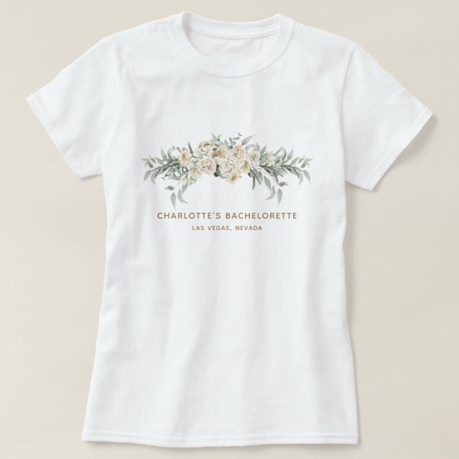 Personlig gåva för möhippa-firande t shirt (Design framsida)