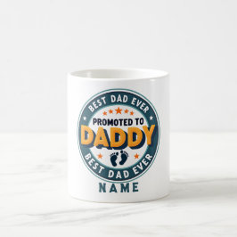Personlig gåva med namn till pappa kaffemugg